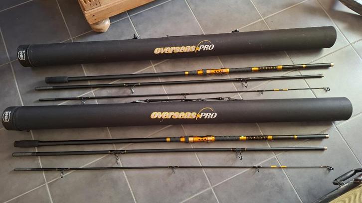 PENN Overseas surfcasting zeevishengels, Watersport en Boten, Hengelsport | Zeevissen, Zo goed als nieuw, Werphengel, Ophalen