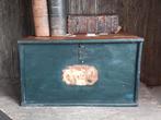 Bijzondere interessante oude franse houten (expeditie) kist, Enlèvement ou Envoi