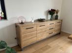 Dressoir licht eikenkleur - 40x231x84cm, Huis en Inrichting, Kasten | Dressoirs, Ophalen, Zo goed als nieuw, 200 cm of meer, Eikenhout