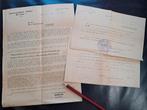 Sabotage Spoorwegen Charleroi 3x, Verzamelen, Militaria | Tweede Wereldoorlog, Ophalen of Verzenden