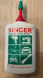 Vintage Singer olie flesje, Gebruikt, Ophalen of Verzenden, Gebruiksvoorwerp