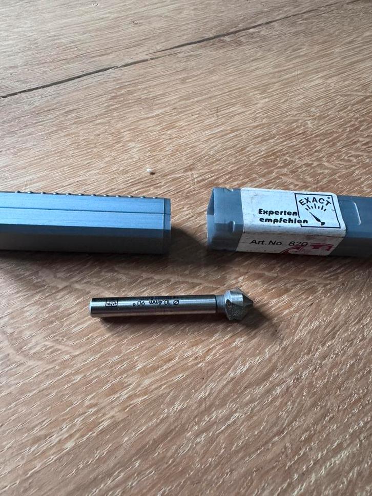 Exact verzinkboor 10,4 mm – NIEUW (HSS, 90, CBN-geslepen), Doe-het-zelf en Bouw, Gereedschap | Machine-onderdelen en Toebehoren