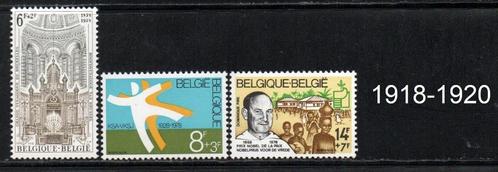 Timbres neufs ** Belgique N 1918-1920, Postzegels en Munten, Postzegels | Europa | België, Postfris, Postfris, Ophalen of Verzenden