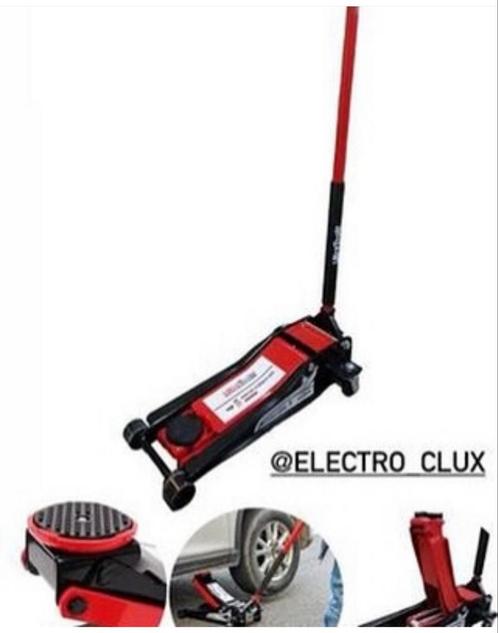 Garagekrik 4 ton! Hydraulische Pomp / Extra laag / Zwenkwiel, Auto diversen, Krikken, Nieuw, Garagekrik, Ophalen of Verzenden