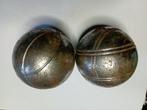 2 petanque ballen  + ou - 740 gr / gravur 720, Ophalen, Gebruikt