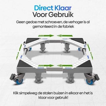 Wasmachinebasis  koelkast verhoger met wieltjes standaard beschikbaar voor biedingen