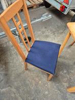 4 chaise + table ( PRIX 50 EUROS ), Huis en Inrichting, Stoelen, Ophalen, Gebruikt, Blauw, Vier