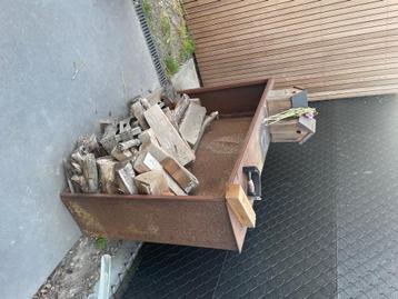 Houtkorf, Tuin en Terras, Ophalen, Zo goed als nieuw, Vuurkorf