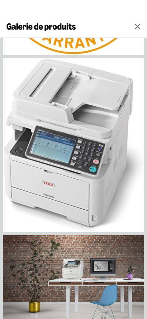 OKI laser MB492 dn-printer, Computers en Software, Printers, Printer, Laserprinter, Faxen, Ophalen
