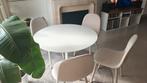 Jysk Ringsted 100cm diameter ronde tafel, Huis en Inrichting, Tafels | Eettafels, Ophalen, Gebruikt