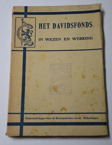 LE FONDS DAVID DANS L'ESSENCE ET LE FONCTIONNEMENT 1928 inst, Enlèvement ou Envoi, 20e siècle ou après, Utilisé