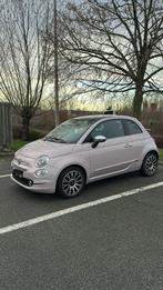 Fiat 500 Hybrid 2020 | Panoramadak | Direct beschikbaar, Auto's, Zwart, Leder en Stof, Handgeschakeld, Onderhoudsboekje