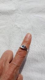 Bague en or blanc avec saphir et diamant, Comme neuf, Or, Enlèvement, Argent