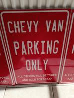 4 mooie kunststof Borden Parking Only in nieuwstaat, Ophalen of Verzenden, Nieuw, Auto's