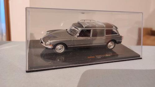 Citroën DS ID 19 break zilver 1:43 IXO in vitrinedoosje, Hobby en Vrije tijd, Modelauto's | 1:43, Nieuw, Ophalen of Verzenden