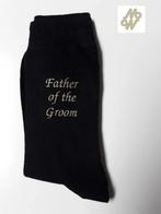 Father of the Groom, Kleding | Heren, Sokken en Kousen, Verzenden, Nieuw, Maat 39 t/m 42, Zwart