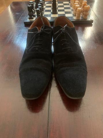 Schoenen - Klassiek zwart suède - nubuckschoenen 43 beschikbaar voor biedingen