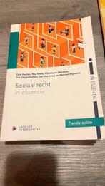 Boek sociaal recht, Ophalen of Verzenden, Gelezen, Hogeschool, Larcier Intersentia
