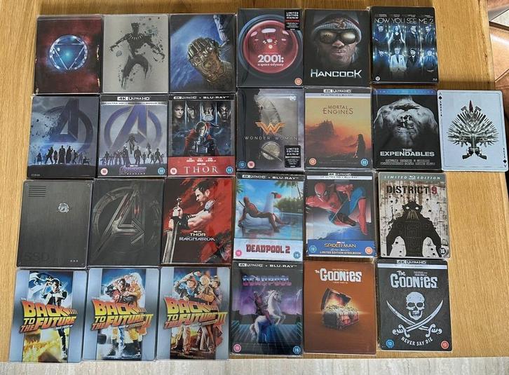 Diverse bluray en 4k steelbooks, Cd's en Dvd's, Blu-ray, Ophalen