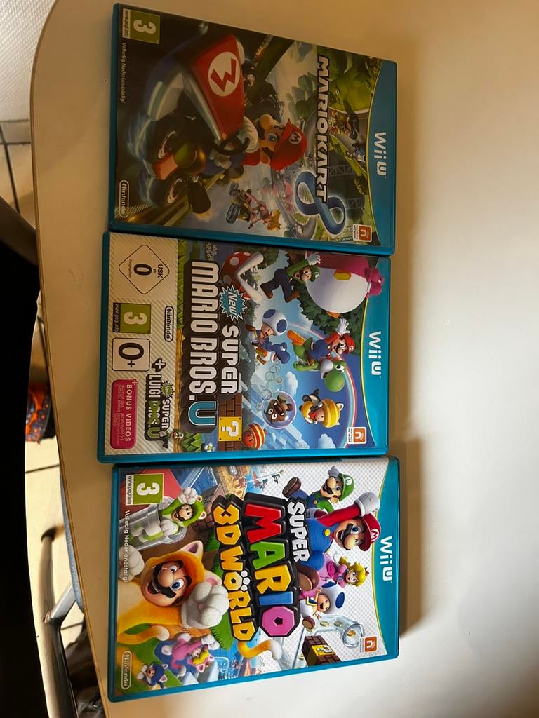 Wii u mario games, Games en Spelcomputers, Games | Nintendo Wii U, Ophalen of Verzenden, Zo goed als nieuw, Overige genres