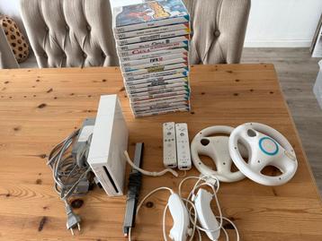 Nintendo Wii + 20 games en accessoires beschikbaar voor biedingen