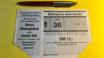 Ticket Europacup Mönchengladbach Juventus Turijn 1975, Verzenden