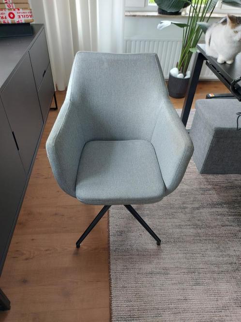 Deense design bureaustoel, Huis en Inrichting, Bureaustoelen, Zo goed als nieuw, Bureaustoel, Grijs, Ophalen