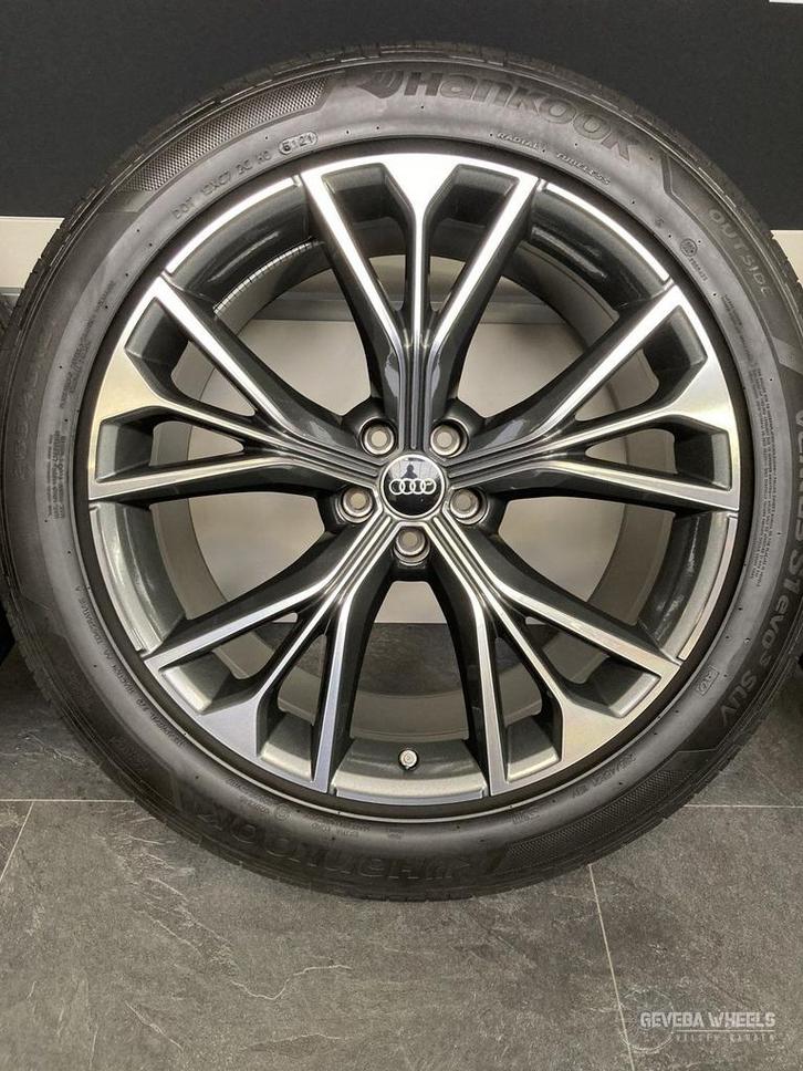 21” originele Audi Q8 / SQ8 velgen + banden 5x112 285/45/21, Auto-onderdelen, Banden en Velgen, Banden en Velgen, Zomerbanden
