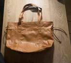 Camelkleurige handtas, Ophalen of Verzenden, Zo goed als nieuw