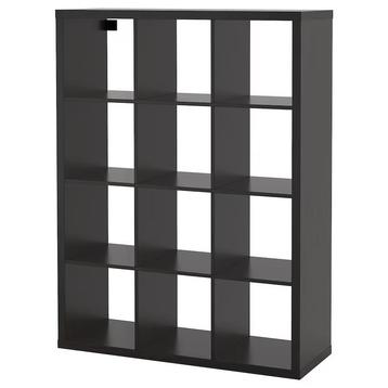 Armoire Ikea Kalax, brun noir 112x147, Enlèvement, Comme neuf