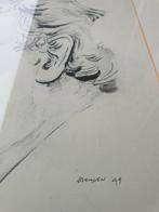 Portret van Renaat Veremans door Renaat Demoen 1949, Antiek en Kunst, Ophalen of Verzenden