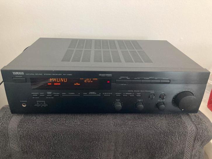 Yamaha RX-V480 receiver/versterker, Audio, Tv en Foto, Versterkers en Ontvangers, Zo goed als nieuw, Stereo, Yamaha, Ophalen of Verzenden