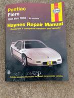 werkboek pontiac fiero, Boeken, Auto's | Boeken, Haynes, Overige merken, Zo goed als nieuw, Ophalen