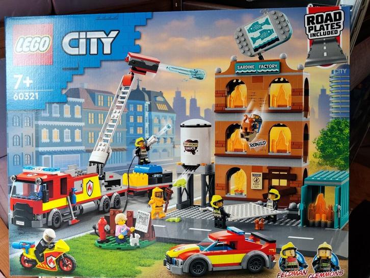 Lego Brandweer/Fire Brigade (60321), Kinderen en Baby's, Speelgoed | Duplo en Lego, Nieuw, Lego, Complete set, Ophalen of Verzenden