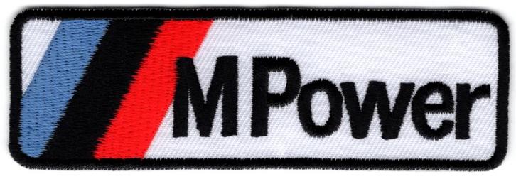 BMW M Power stoffen opstrijk patch embleem #3, Verzamelen, Automerken, Motoren en Formule 1, Nieuw, Auto's, Verzenden
