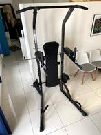 Chaise romaine Kettler musculation + barre de 1,52 m + 40 kg, Sports & Fitness, Équipement de fitness, Enlèvement, Bras, Utilisé