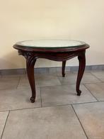 Table ronde basse, Maison & Meubles, Tables | Tables de salon, Enlèvement, Verre
