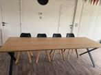Massieve eiken tafel, Huis en Inrichting, Ophalen, Gebruikt, 100 tot 150 cm, Eikenhout