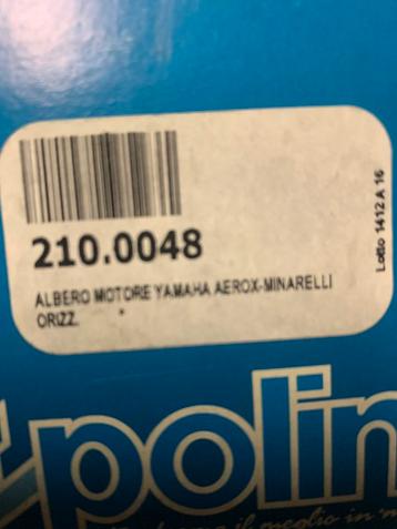 Vilebrequin polini 210.0048 Yamaha aerox Minarelli, Neuf, Yamaha