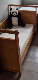 Kinderbedje, Kinderen en Baby's, Kinderkamer | Bedden, Ophalen, Gebruikt, 70 tot 85 cm, Minder dan 140 cm