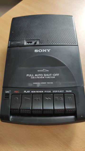 Sony cassette corder TCM 939 vintage