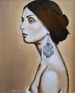 Peinture « Lucia », Antiquités & Art, Art | Peinture | Moderne, Envoi