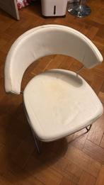 2 chaises CALLIGARIS  banc/beige, Huis en Inrichting, Ophalen, Zo goed als nieuw, Wit