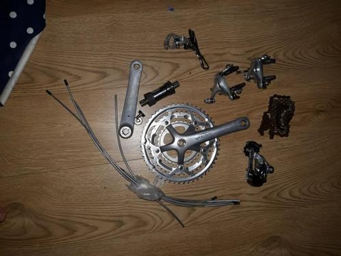 SHIMANO SORA GROEPSET (ZIE BESCHRIJVING), Fietsen en Brommers, Fietsonderdelen, Ophalen of Verzenden