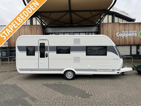 Hobby De Luxe 540 KMFE 2025 STAPELBED + ACTIE!, Caravans en Kamperen, Caravans, tot en met 6, 1250 - 1500 kg, Treinzit, Hobby