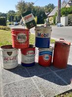 Decoratieve oliekan voor garagereclame, Ophalen