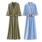 Haut Vert Armée avec Col Bleu, Maat 38/40 (M), Overige kleuren, Verzenden, Nieuw