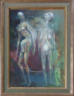 ROGER VAN BELLEGHEM / KOPPEL ALIENS / OLIEVERF / 73x58cm KAD, Enlèvement