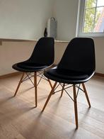 Vitra Eames DSW stoelen - 2 stuks | 720,00 Eur voor 2 stuks, Ophalen, Twee, Zwart, Zo goed als nieuw