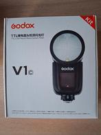 Godox V1 flitser voor Canon, TV, Hi-fi & Vidéo, Photo | Flash, Enlèvement ou Envoi, Utilisé, Canon, Inclinable